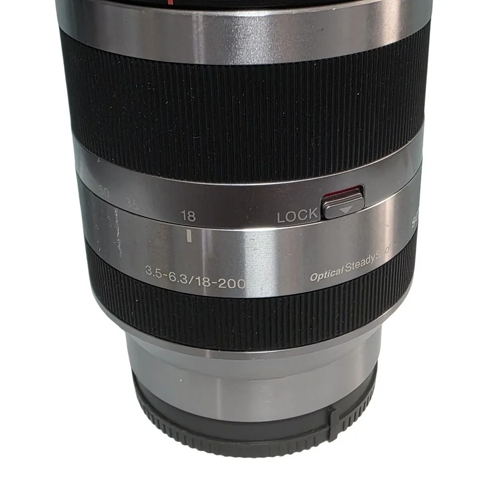 SONY 18-200mm F3.5-6.3 OSS (SEL18200) for Sony E mount With Lens Caps